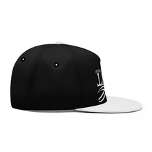 Load image into Gallery viewer, UX White Logo Black &amp; White Snapbacks
