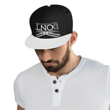 Load image into Gallery viewer, UX White Logo Black &amp; White Snapbacks
