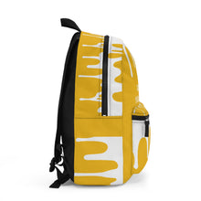 Load image into Gallery viewer, DCYG DRIP 24 White logo &amp;  Yellow Backpack
