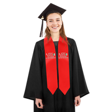 Load image into Gallery viewer, Ancestors Italian, White Logo, Red Graduate Ribbon Class of 2025 as Congrats Grad Party Decoration
