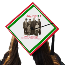Load image into Gallery viewer, Ancestors+ Italian, Family, Red Logo  &amp; White Decorated Graduation Cap Topper Class of 2026 Gift

