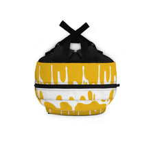 Load image into Gallery viewer, DCYG DRIP 24 White logo &amp;  Yellow Backpack
