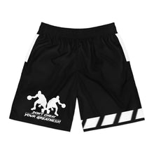 Load image into Gallery viewer, DCYG DCYG Dbl Basketball Players Black &amp; White Men's Shorts
