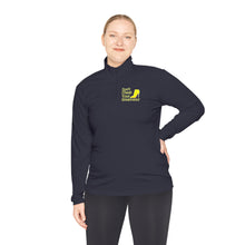Load image into Gallery viewer, DCYG Yellow Red Bottoms Unisex Quarter-Zip Pullover
