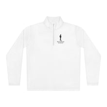 Load image into Gallery viewer, DCYG Black logo Man W/ Hat Quarter-Zip Pullover
