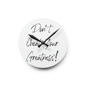 Acrylic Wall Clock