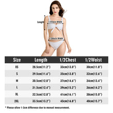 Load image into Gallery viewer, DCYG 24 STEAMY Black &amp; White Womens Bow Front Bikinis Swimsuit
