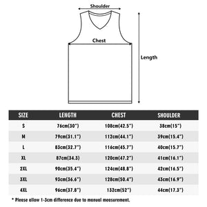 DCYG Dbl Black &  White Mens  Basketball Jersey Tank Top