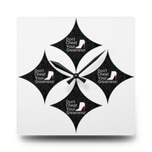 Load image into Gallery viewer, White Red Bottoms , Black  &amp; White  Acrylic Wall Clock
