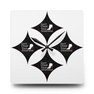 White Red Bottoms , Black  & White  Acrylic Wall Clock