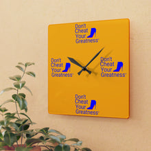 Load image into Gallery viewer, DCYG Blie Red Bottoms , Black  &amp; White  Acrylic Wall Clock
