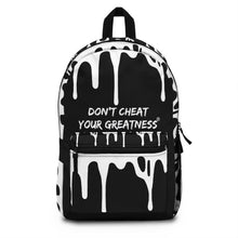 Load image into Gallery viewer, DCYG DRIP 24 White logo &amp; Black Backpack
