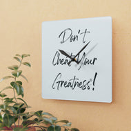 Acrylic Wall Clock