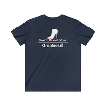 Load image into Gallery viewer, DCYG Red Bottoms Fitted V-Neck Short Sleeve Tee
