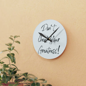 Acrylic Wall Clock