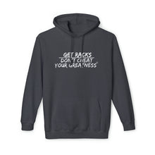 Load image into Gallery viewer, Get Racks Unisex Hooded Sweatshirt, Made in US
