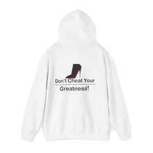 Load image into Gallery viewer, DCYG Black Red Bottoms Heavy Blend™ Hooded Sweatshirt
