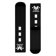 Load image into Gallery viewer, Copy of DCYG Dbl Basketball Players Black &amp; White Crew Socks (EU)
