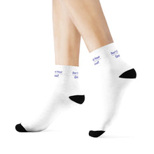 Load image into Gallery viewer, DCYG Blue &amp; White Crew Socks
