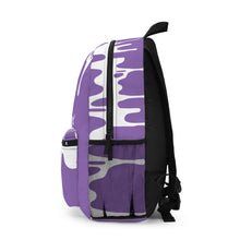 Load image into Gallery viewer, DCYG DRIP 24 White logo &amp; Light Purple  Backpack
