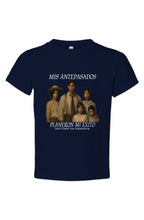 Load image into Gallery viewer, Ancestors+ Latino Family(B) White Logo Toddler Jersey Tee
