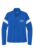 Load image into Gallery viewer, Ancestors White Logo, Stripes &amp; Womens Travel Full Zip Jacket
