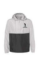 Male Golfer, Black Logo,Lightweight Quarter Zip Pullover Windbreaker