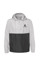 Golf Black , Black Logo Lightweight Quarter Zip Pullover Windbreaker