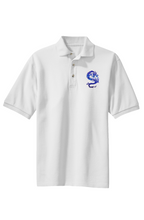 Load image into Gallery viewer, SWAN Blue Dragon Logo Heavyweight Cotton Pique Polo
