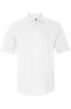 Load image into Gallery viewer, SWAN White Dragon Logo Cotton Pique Polo
