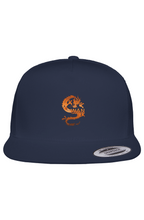 Load image into Gallery viewer, SWAN Orange Dragon Logo Yupoong Adult 5-Panel Classic Trucker Cap
