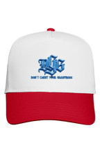 Load image into Gallery viewer, DCYG BOLD Royal Blue Logo Royal Blue White Crown Two Tone Cap
