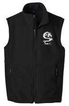 Load image into Gallery viewer, SWAN Dragon White Logo Red Blue and Black Value Fleece Vest

