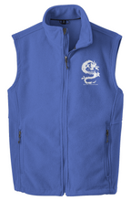 Load image into Gallery viewer, SWAN Dragon White Logo Red Blue and Black Value Fleece Vest
