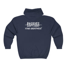 Load image into Gallery viewer, DCYG FX Baddies White Logo Heavy Blend™ Full Zip Hooded Sweatshirt
