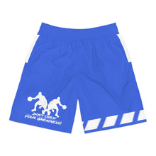 Load image into Gallery viewer, DCYG Dbl Basketball Players  Royal Blue &amp; White Men's Shorts
