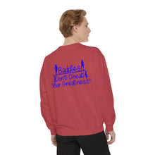 Load image into Gallery viewer, DCYG 24SX Baddies Blue Logo  Garment-Dyed Sweatshirt
