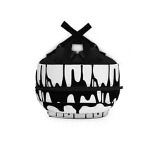 Load image into Gallery viewer, DCYG DRIP 24 Black logo &amp; White Backpack

