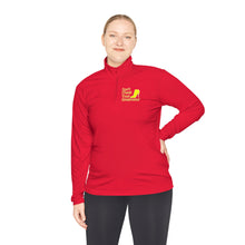 Load image into Gallery viewer, DCYG Yellow Red Bottoms Unisex Quarter-Zip Pullover
