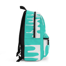 Load image into Gallery viewer, DCYG DRIP 24 White logo &amp; Turquoise Backpack
