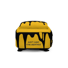 Load image into Gallery viewer, DCYG DRIP 24 Black logo &amp; Yellow Backpack
