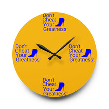 Load image into Gallery viewer, DCYG Blie Red Bottoms , Black  &amp; White  Acrylic Wall Clock
