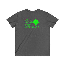 Load image into Gallery viewer, DCYG Green Logo Fitted V-Neck Short Sleeve Tee
