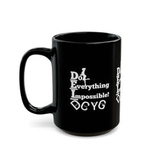 Load image into Gallery viewer, DCYG DEI 24 SW White logo &amp; Black Mug (11oz, 15oz)
