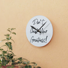 Load image into Gallery viewer, DCYG Acrylic Wall Clock

