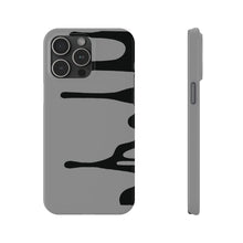 Load image into Gallery viewer, DRIP Black &amp;  Grey Slim Phone Cases
