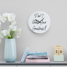 Load image into Gallery viewer, DCYG Acrylic Wall Clock
