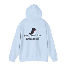 Load image into Gallery viewer, DCYG Black Red Bottoms Heavy Blend™ Hooded Sweatshirt
