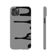 Load image into Gallery viewer, DRIP Black &amp;  Grey Slim Phone Cases
