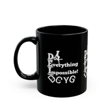 Load image into Gallery viewer, DCYG DEI 24 SW White logo &amp; Black Mug (11oz, 15oz)
